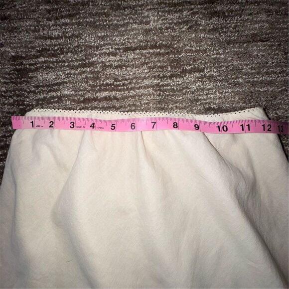 American Eagle Women's XS Ivory Maxi Skirt Elastic Waist Long Lined - Picture 11 of 14